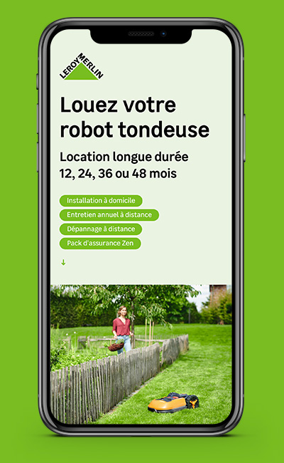 Leroy Merlin Landing Page